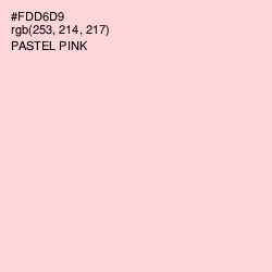 #FDD6D9 - Pastel Pink Color Image